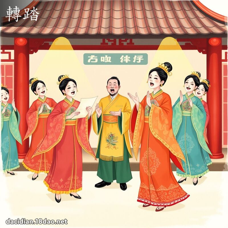 轉踏 - 國語大辭典配圖