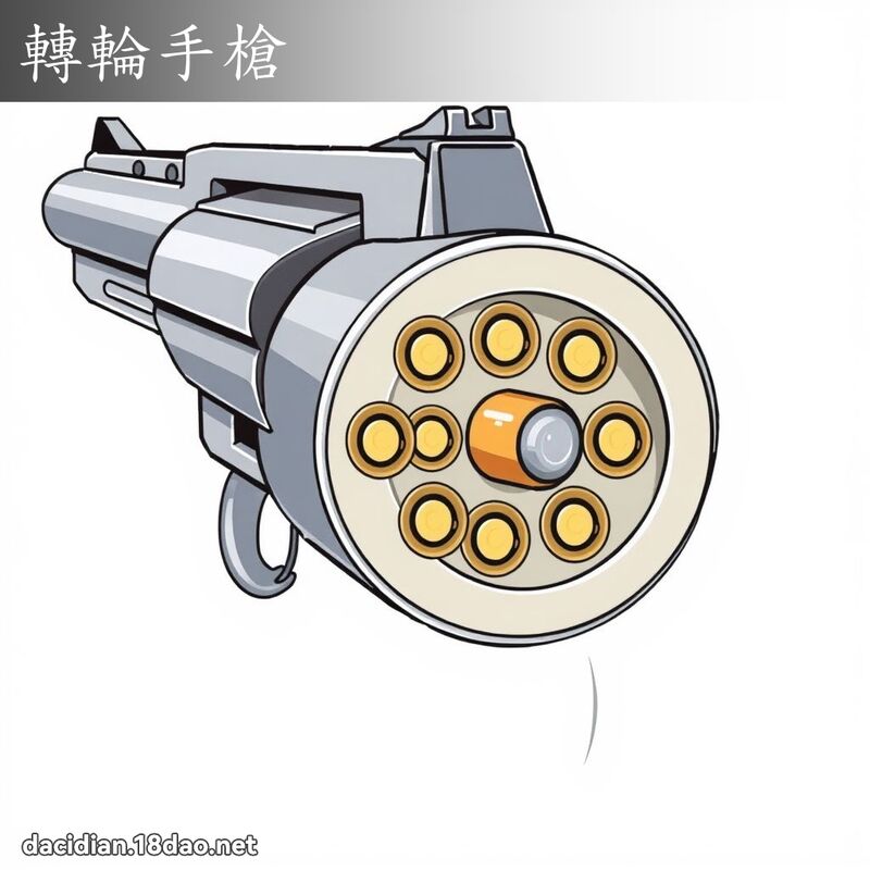 轉輪手槍 - 國語大辭典配圖
