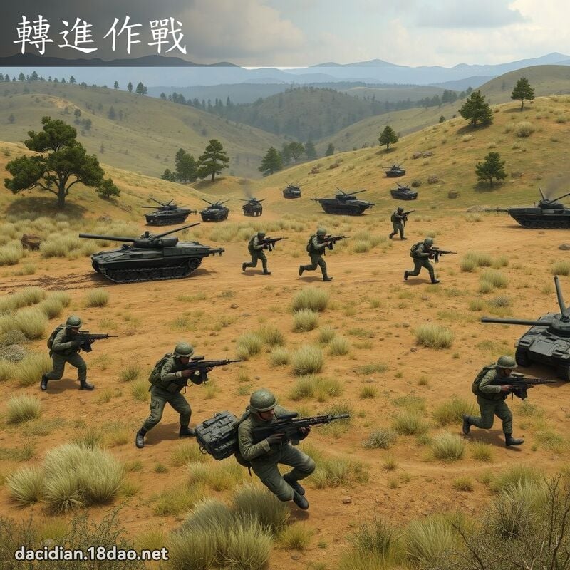 轉進作戰 - 國語大辭典配圖