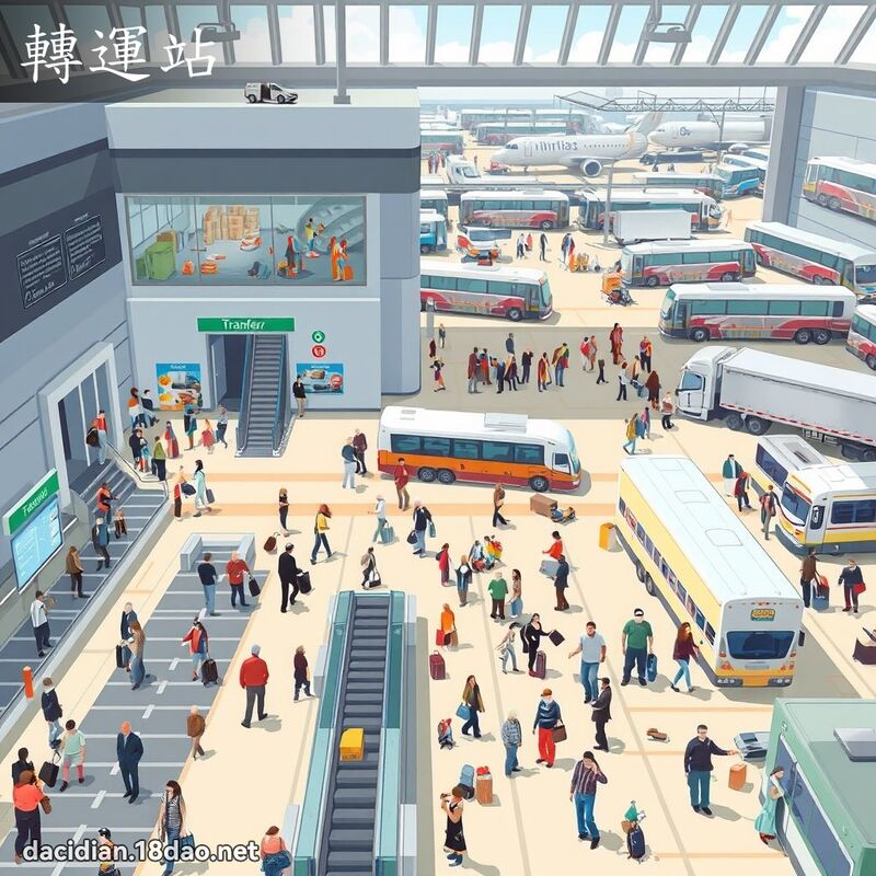 转运站 - 国语大辞典配图