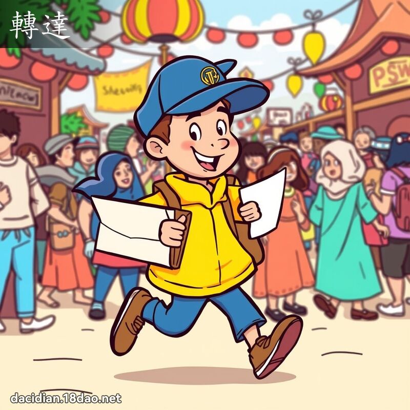 转达 - 国语大辞典配图