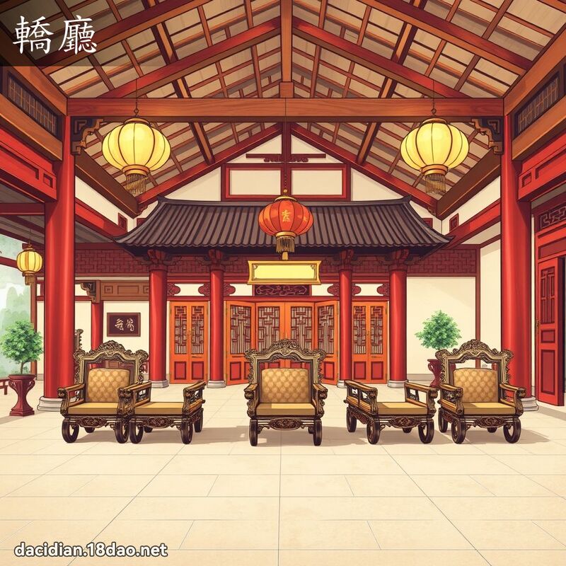 轿厅 - 国语大辞典配图