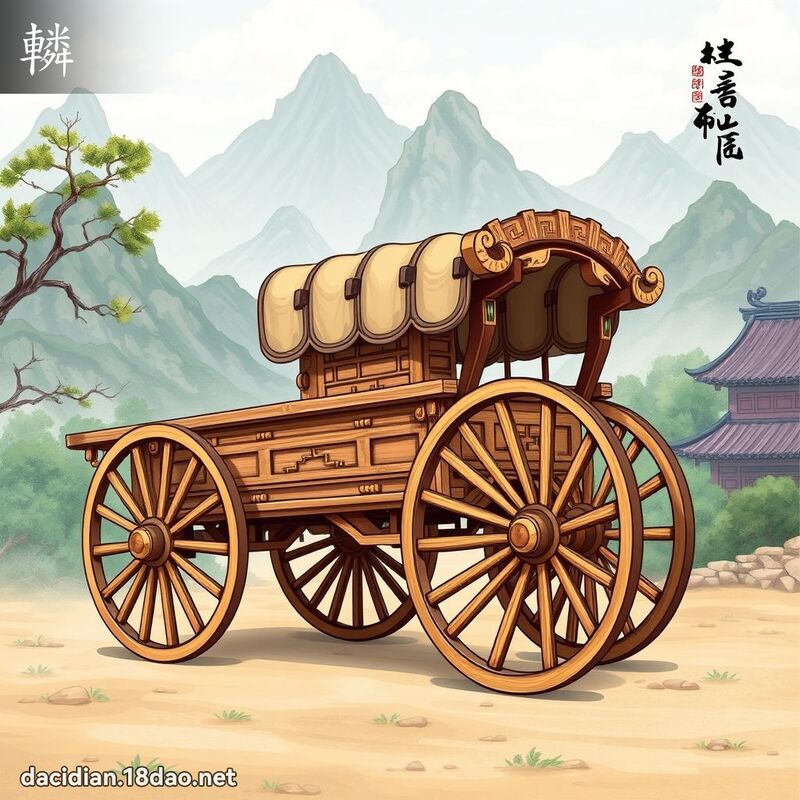 轔 - 国语大辞典配图