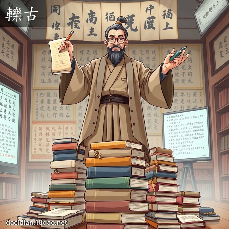 轢古 - 國語大辭典配圖