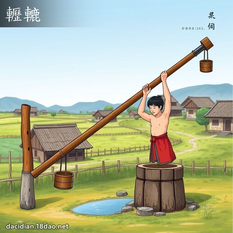 轣轆 - 國語大辭典配圖