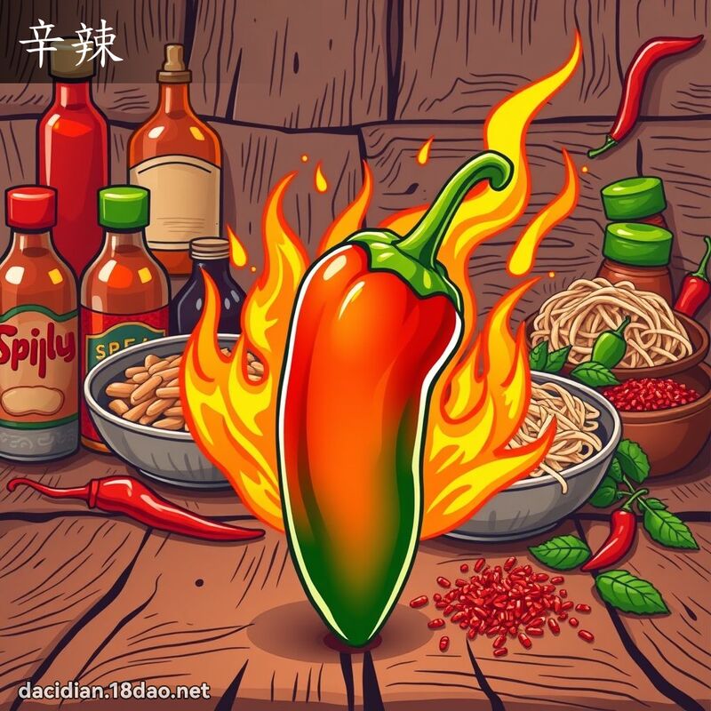 辛辣 - 国语大辞典配图