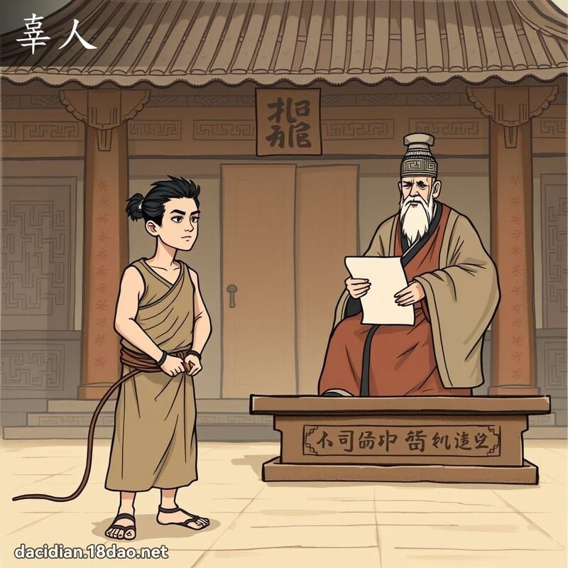 辜人 - 国语大辞典配图
