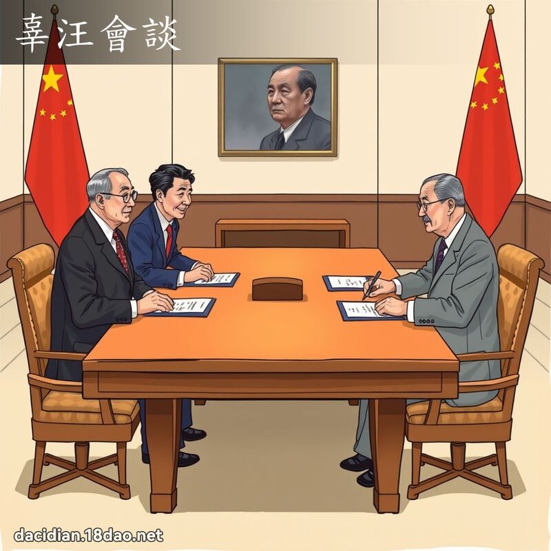 辜汪會談 - 國語大辭典配圖