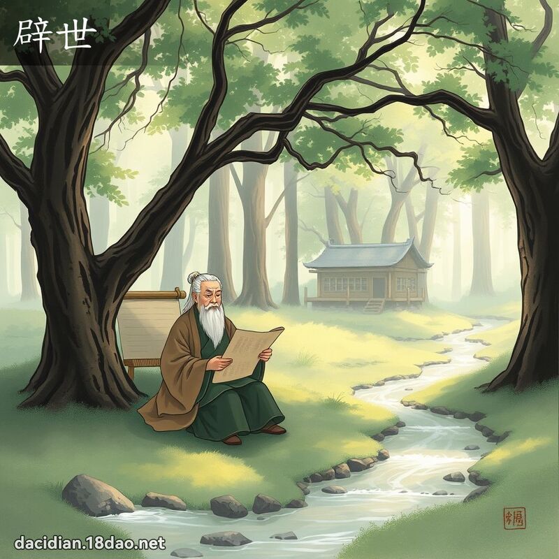 辟世 - 国语大辞典配图