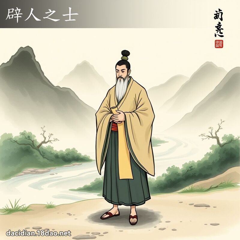 辟人之士 - 國語大辭典配圖