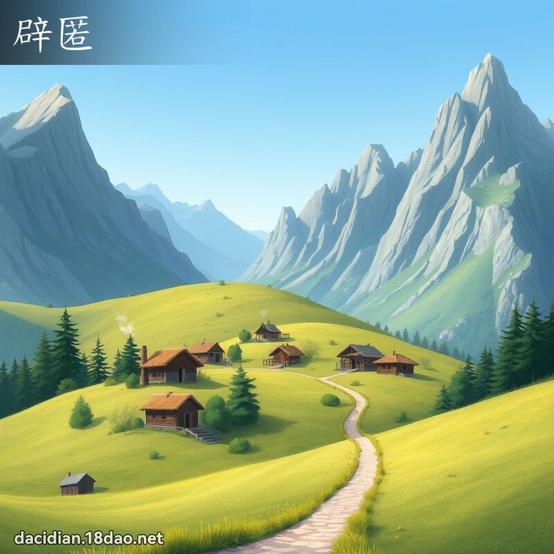 辟匿 - 国语大辞典配图