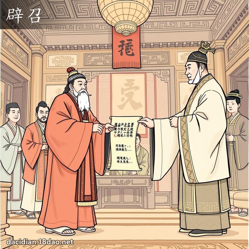 辟召 - 国语大辞典配图