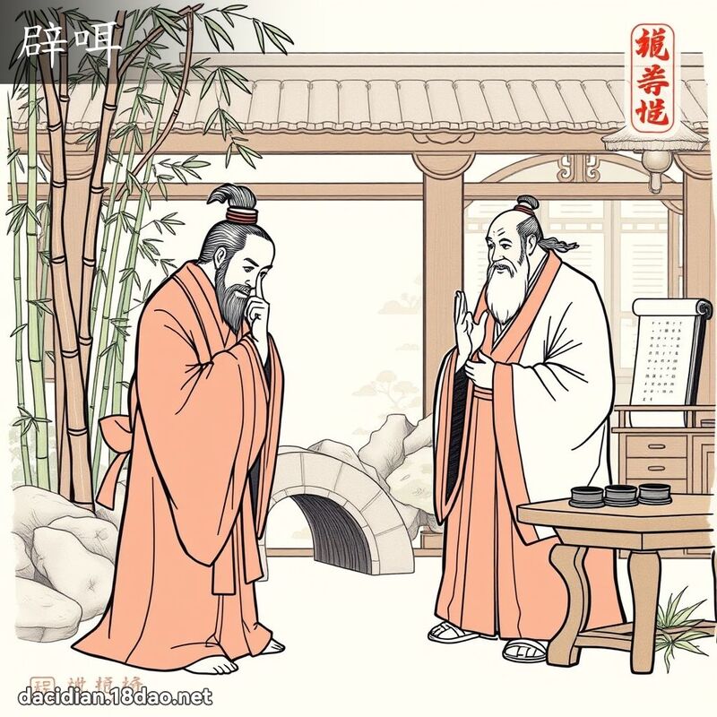 辟咡 - 國語大辭典配圖