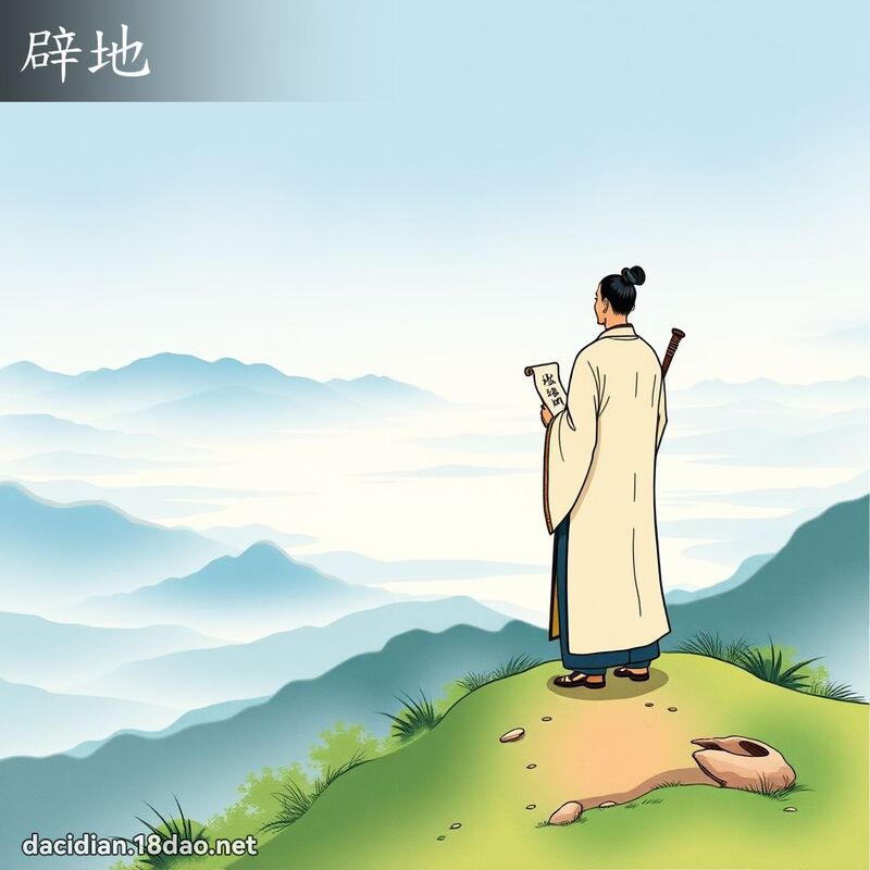 辟地 - 国语大辞典配图