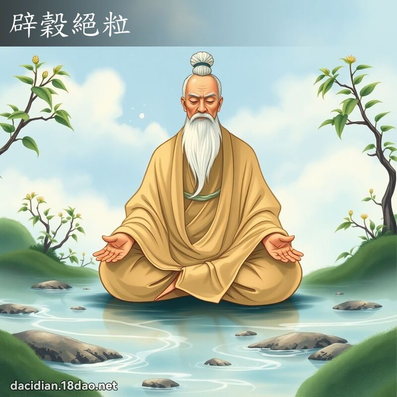 辟谷绝粒 - 国语大辞典配图