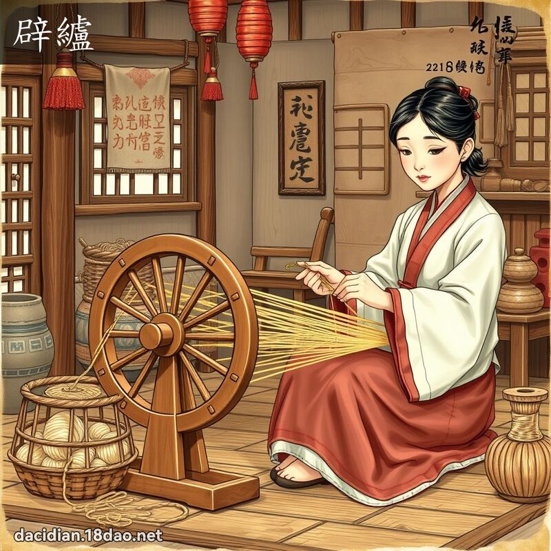 辟纑 - 國語大辭典配圖