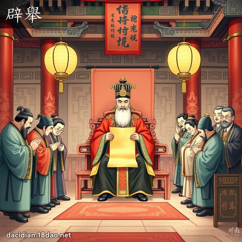 辟举 - 国语大辞典配图