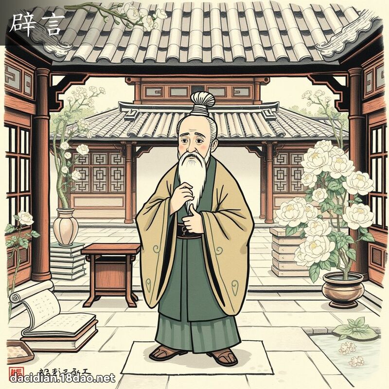 辟言 - 國語大辭典配圖