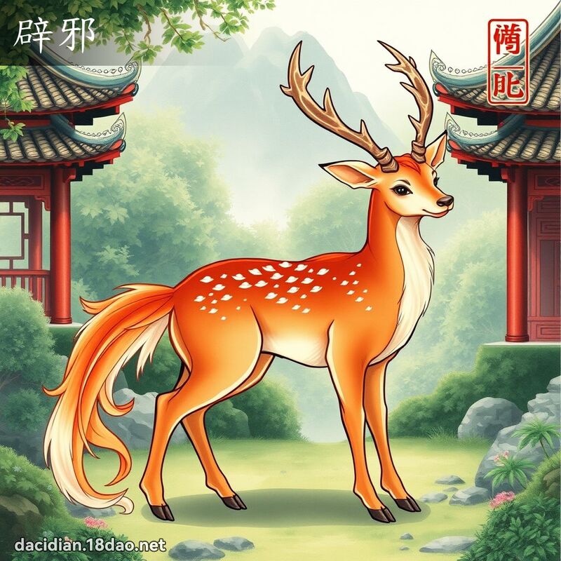 詞語: 辟邪 (多意詞)