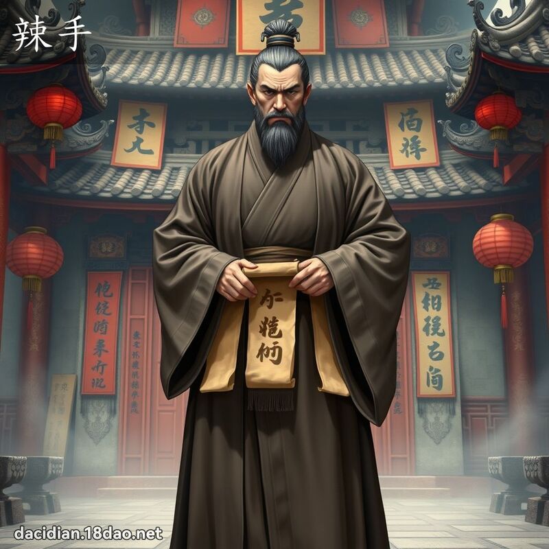 辣手 - 国语大辞典配图