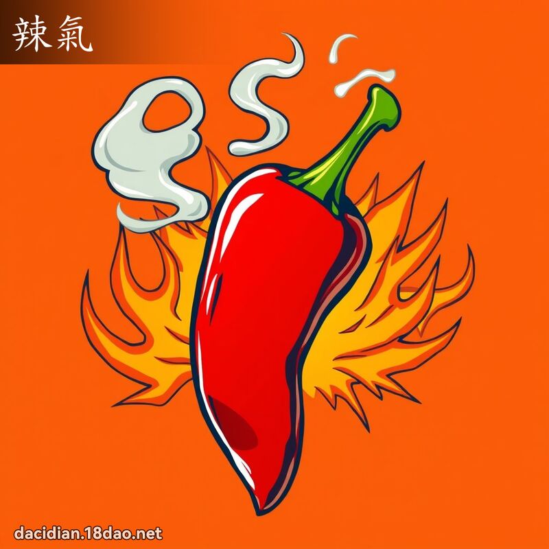 辣氣 - 國語大辭典配圖