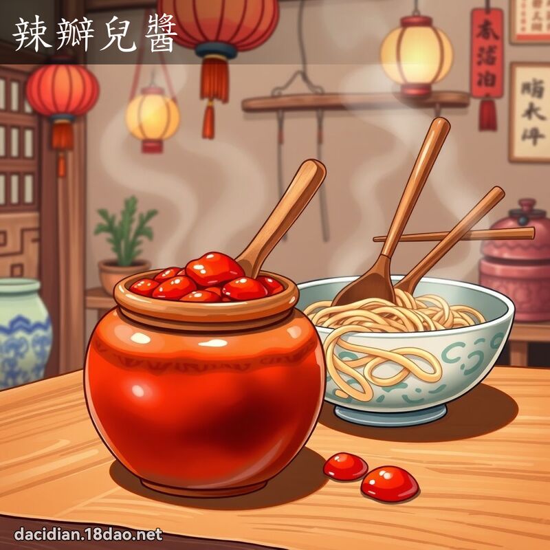 辣瓣兒醬 - 國語大辭典配圖