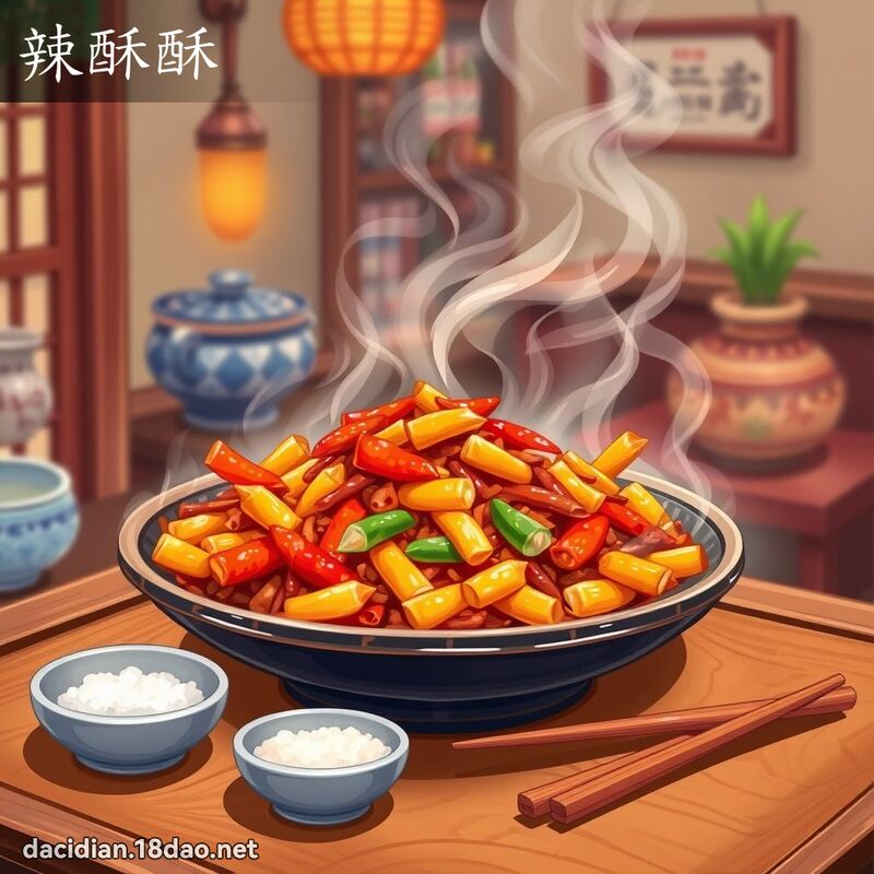 辣酥酥 - 国语大辞典配图