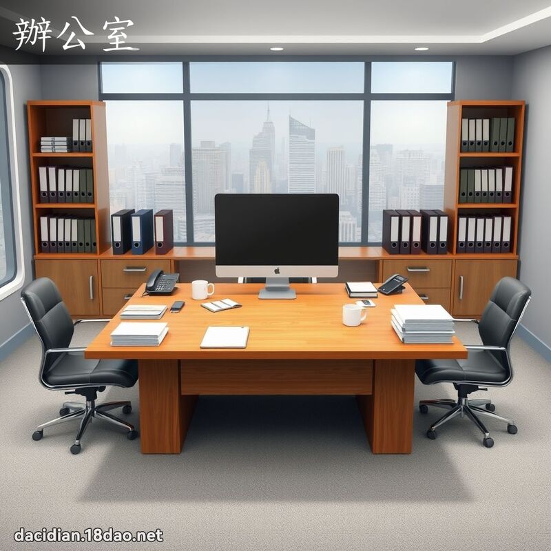 辦公室 - 國語大辭典配圖