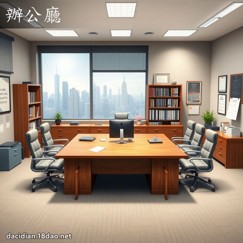 辦公廳 - 國語大辭典配圖