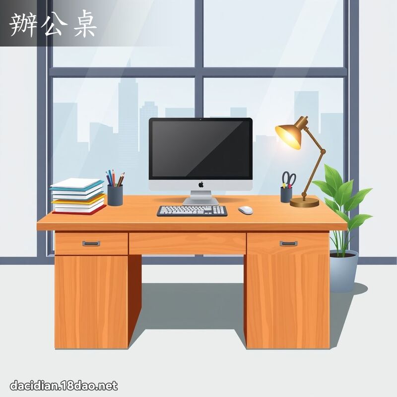 办公桌 - 国语大辞典配图