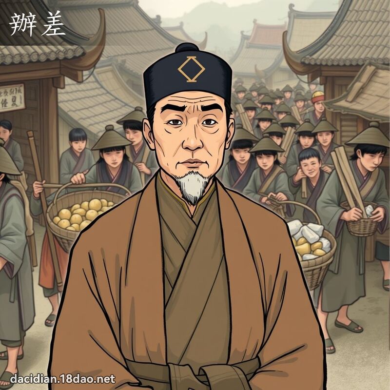 辦差 - 國語大辭典配圖