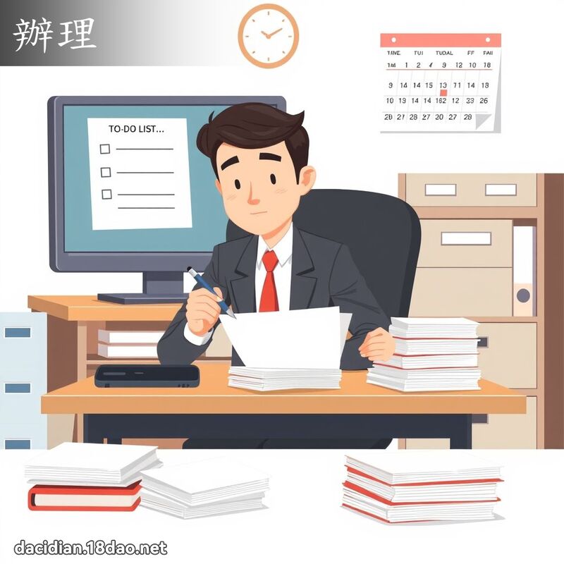 办理 - 国语大辞典配图
