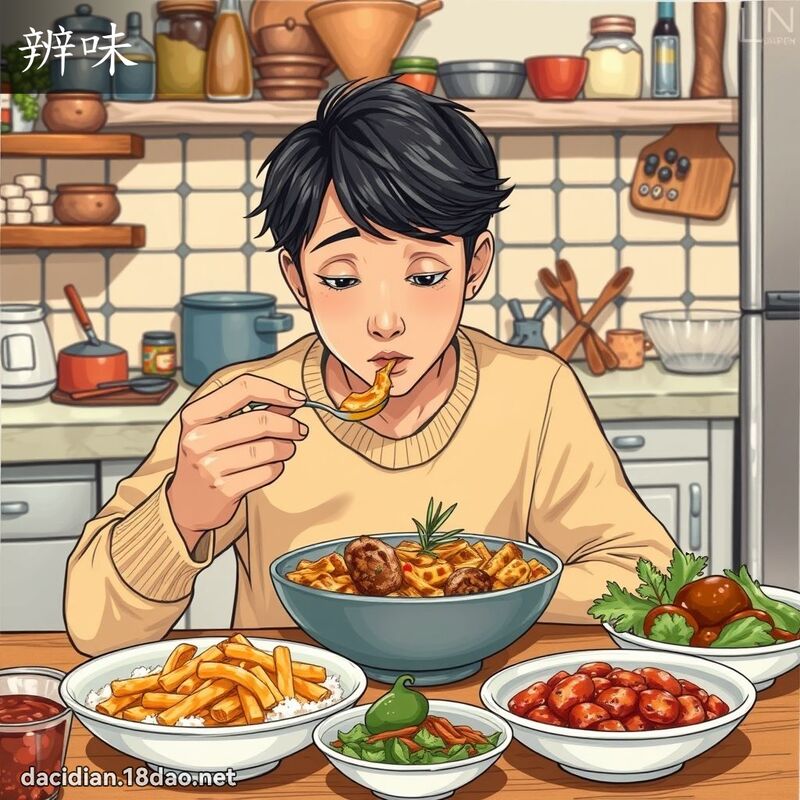 辨味 - 国语大辞典配图