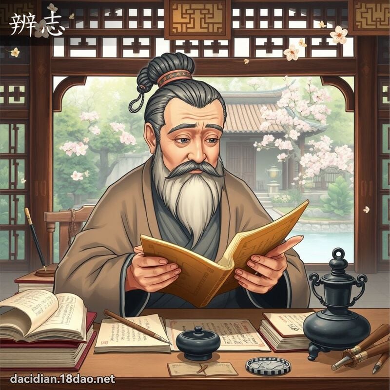 辨志 - 國語大辭典配圖