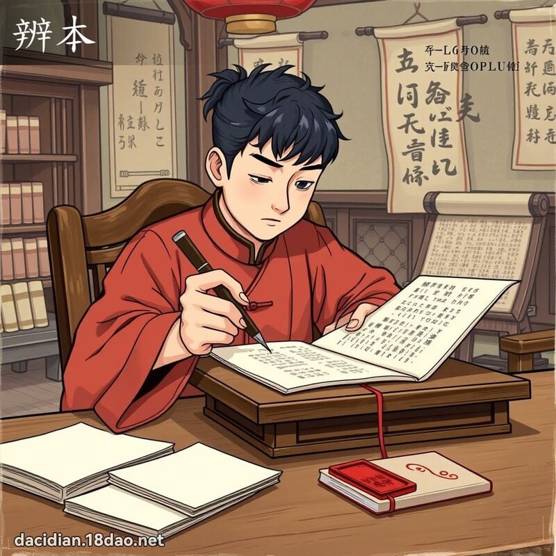 辨本 - 国语大辞典配图