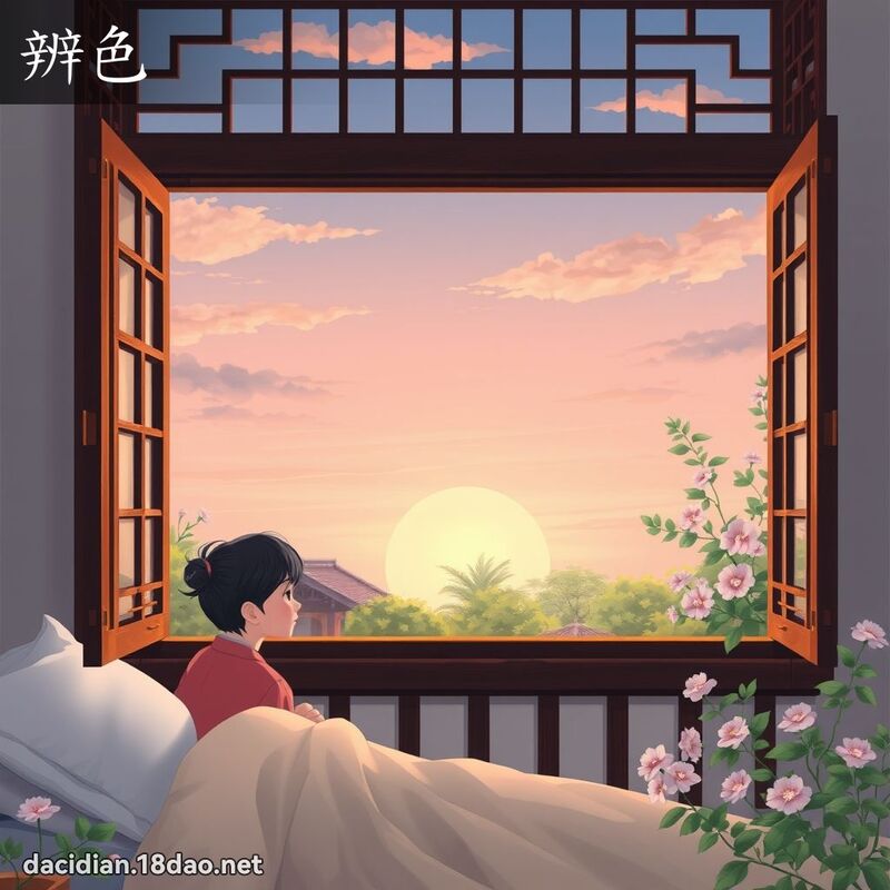 辨色 - 國語大辭典配圖