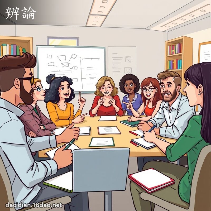 辨论 - 国语大辞典配图