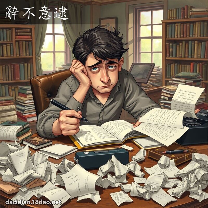 辞不意逮 - 国语大辞典配图