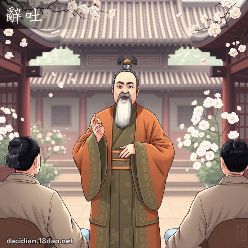 辞吐 - 国语大辞典配图