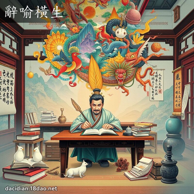 辭喻橫生 - 國語大辭典配圖