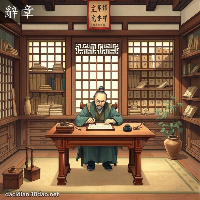 辭章 - 國語大辭典配圖