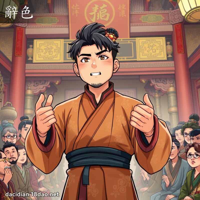 辭色 - 國語大辭典配圖