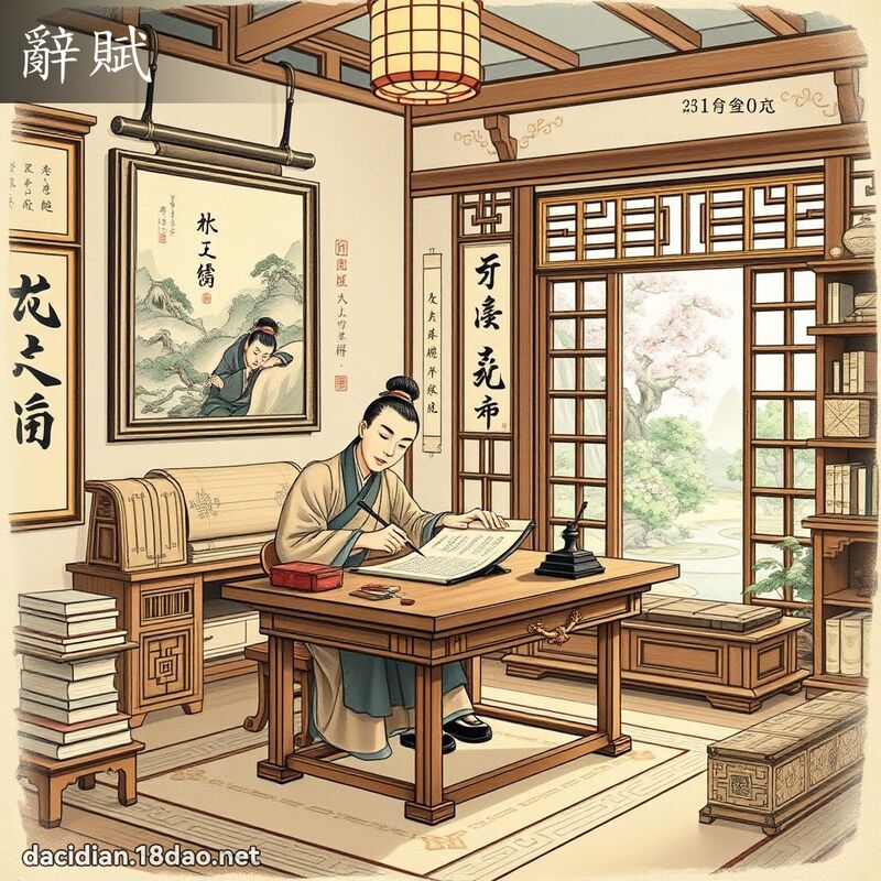 辭賦 - 國語大辭典配圖