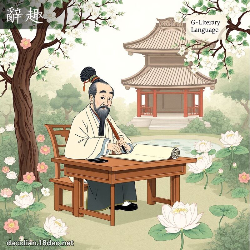 辭趣 - 國語大辭典配圖