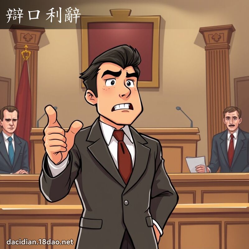 辩口利辞 - 国语大辞典配图