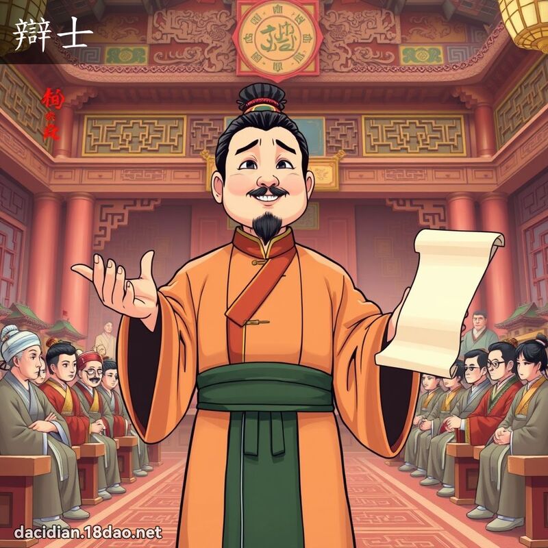 辩士 - 国语大辞典配图