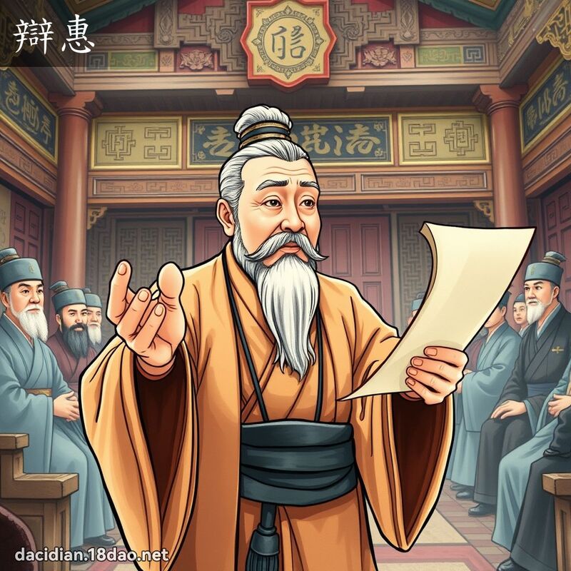 辯惠 - 國語大辭典配圖