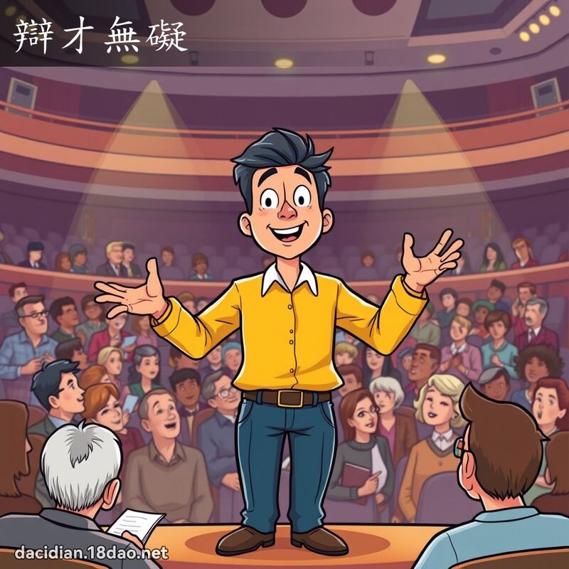 辩才无碍 - 国语大辞典配图