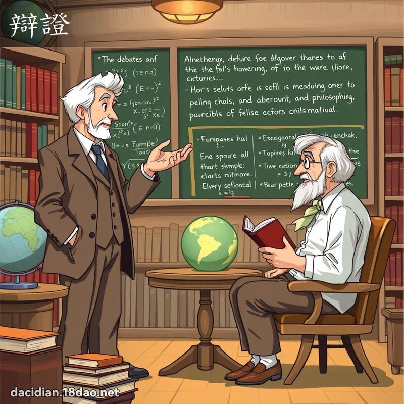 辯證 - 國語大辭典配圖