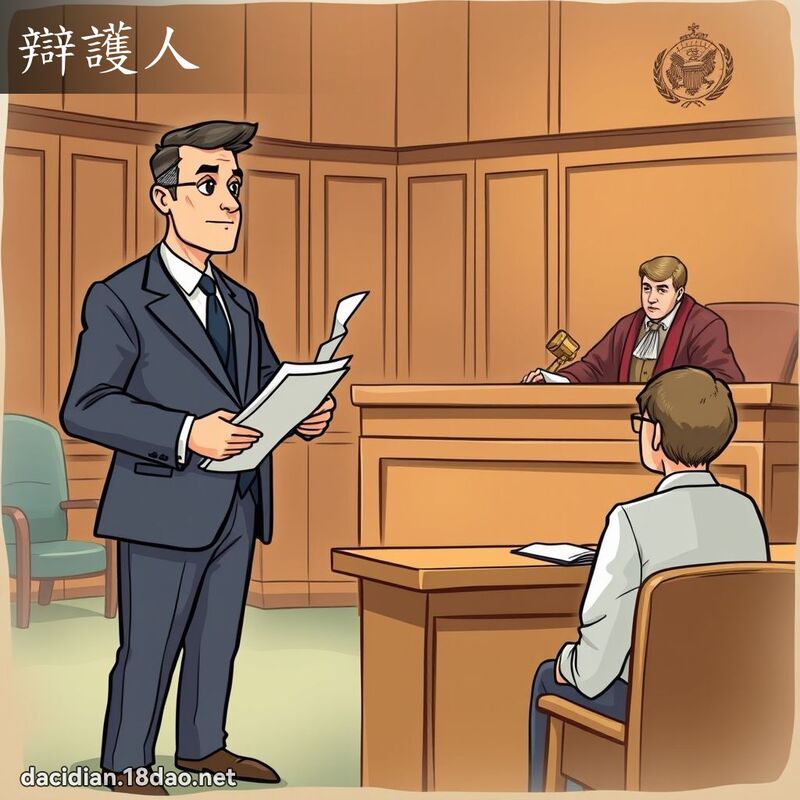 辩护人 - 国语大辞典配图